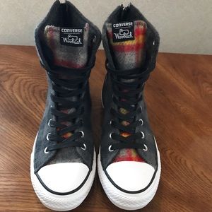 Brand new in the box Woolrich Converse All Stars